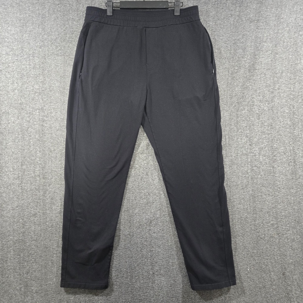 Public Rec Daymaker Pants Mens Size 36x32 Meas 33x29 Black Nylon Elastic Waist - Picture 1 of 13